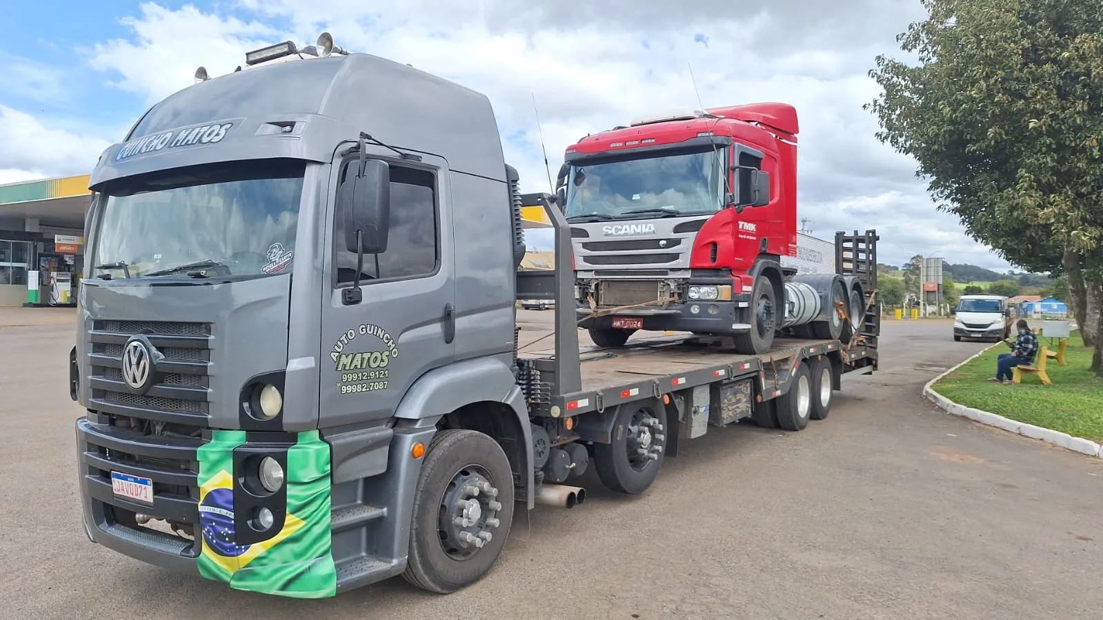 Transporte de caminhão pesado